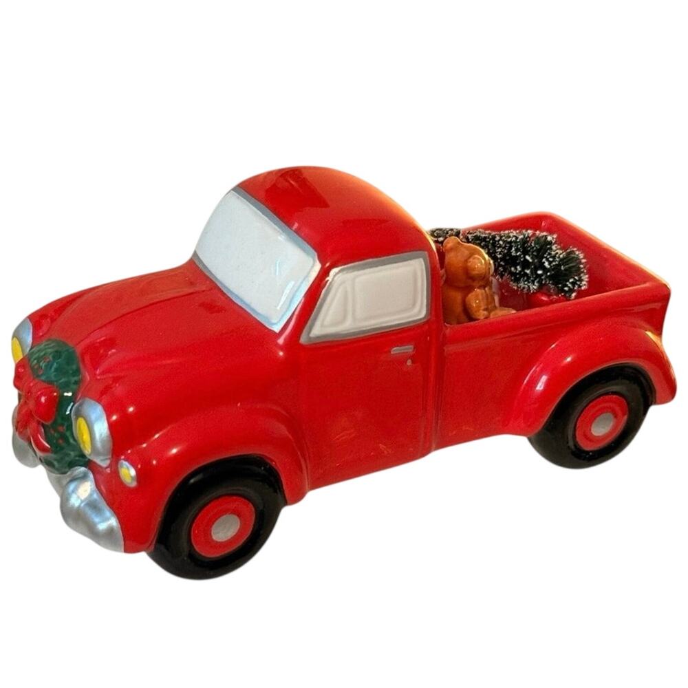 Vintage Department 56 Snow Village Pick-up and Delivery Red Truck 54542 Boxed